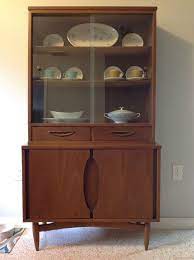Mid Century Vintage China Cabinet By