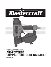 mastercraft 058 8191 0 instruction