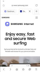 مع واجهة مستخدم منظمة بشكل جيد للغاية. Samsung Internet Browser Apps On Google Play