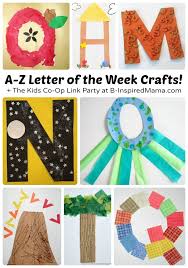 104 fun pre letter crafts from