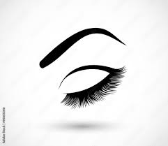 eyes beauty makeup icon vector stock