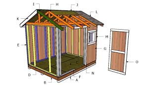8x10 shed roof plans howtospecialist