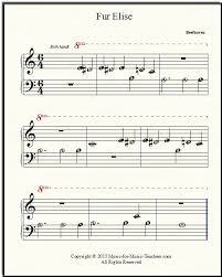 printable sheet for beginner piano