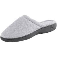 Isotoner Womens Terry Contourstep Clog Slippers