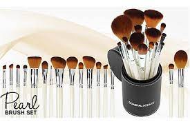 coastal scents pearl makeup brush set