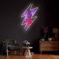 Crying Girl Led Neon Sign Bright Pop
