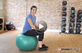 15 minute ball workout video sparkpeople