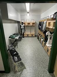 football locker room facilities