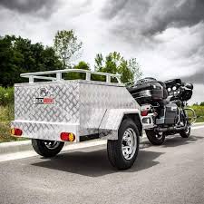 On sale motorcycle trailers are in stock now, ready to pull your motorcycle or motorbikes. The Best Pull Behind Motorcycle Trailer For 2021 Toolshed Stuff