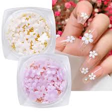 nail art 3d acrylic flower nail art