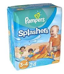 Amazon Com Pampers Splashers Swim Diapers Size 3 4 24 0e