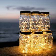 20 Led Solar Fairy Cap Light Mason Jar