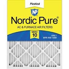You can order a custom size ac air filter or a residential standard air filter online and get them for much less in a convenient 6 pack. Nordic Pure 15 X 20 X 1 Dust Reduction Pleated Merv 10 Fpr 7 Air Filters 6 Pack 15x20x1m10 6 The Home Depot Hvac Filters Air Filter Ac Furnace