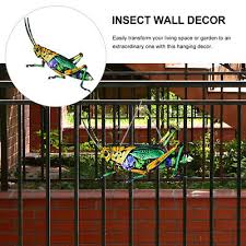 Wrought Iron Insect Pendant Metal Wall