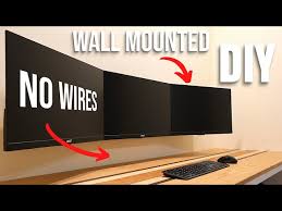 How To Wall Mount Triple Monitors