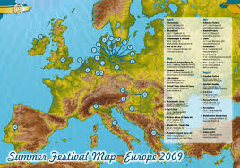 Summer Preview And European Summer Festival Map 2009