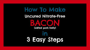 nitrate free bacon cure recipe
