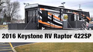 2016 keystone rv raptor 422sp toy