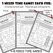 games for telling the time made by