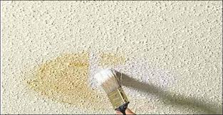 how to paint water stains on ceiling