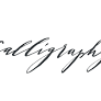 calligraphy from fonts.google.com