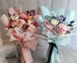 flower art korean bouquet course dry