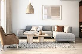 how to place a rug under a sectional