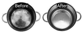 how to clean stainless steel pans