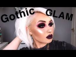 gothic grunge glam makeup tutorial