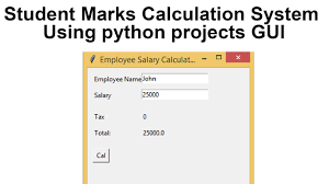 student marks calculation using python
