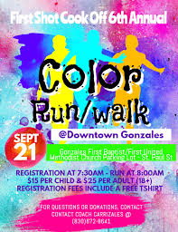 2019 Color Run Flyer 002 Gonzales Chamber Of Commerce
