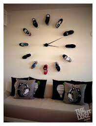 Diy Clock Giant Wall Clock Shoe Wall