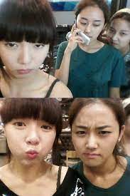 hyuna and oon s no makeup face