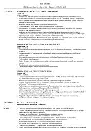 You want to make your cv easy to read and remember, so organization and structure is key as well. Mechanical Maintenance Technician Resume Samples Velvet Jobs
