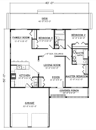 House Plan 40685 Traditional Style