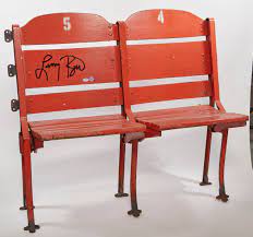 larry bird signed boston garden seats