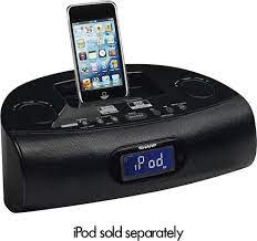 sharp clock radio with apple ipod
