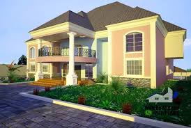 7 bedroom 3d house architectural plan