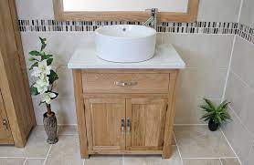 Bathroom Vanity Unit Oak Cabinet Wash