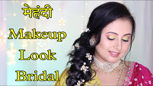 indian bridal mehndi makeup tutorial