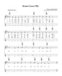 View different ukulele chords by selecting key, type, and position. Jesus Loves Me Easy Baritone Ukulele Sheet Music And Tab With Chords And Lyrics