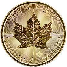 1 oz gold 2022 maple leaf coin