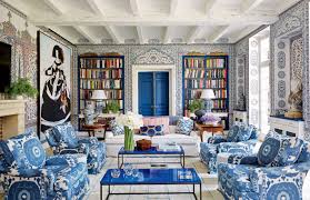 Find images of living room wall. 33 Wallpaper Ideas For Every Room Architectural Digest
