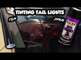 How To Tint Tail Lights Film Vs Spray Youtube