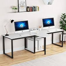 Product titleaimik simpleness home desk,student writing desktop d. Tribesigns 94 5 Inch Two Person Desk Extra Long Modern Computer Desk With Storage Shelves Double Workstation Office Desk Study Writing Desk For Home Office White Buy Online In Bahamas At Bahamas Desertcart Com Productid