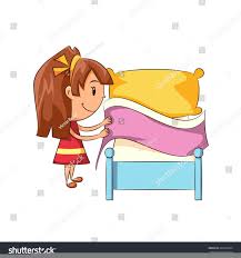 clipart bed making free images at