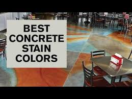 Best Concrete Stain Colors Youtube