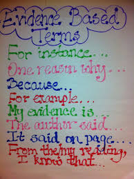 Fifth Grade Anchor Charts Anchor Chart Evidence Based