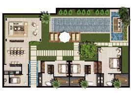 Villa Chandra Seminyak Floor Plan 3br