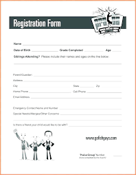 Registration Forms Template Free Registration Forms Template Free